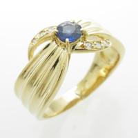 K18YG サファイヤリング