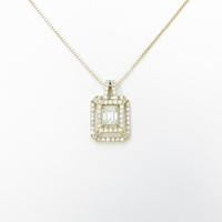 K18YG ダイヤモンドネックレス