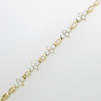 K18YG ダイヤモンドブレスレット20％引き