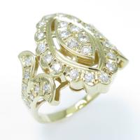 K18YG ダイヤモンドリング