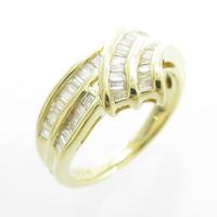 K18YG ダイヤモンドリング