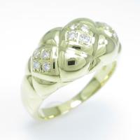 K18YG ダイヤモンドリング