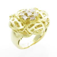 K18YG ダイヤモンドリング