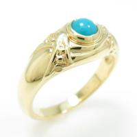 K18YG トルコイシリング30％引き