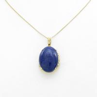 K18YG ラピスラズリネックレス