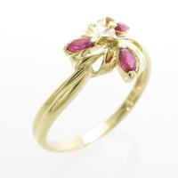 K18YG ルビーリング10％引き