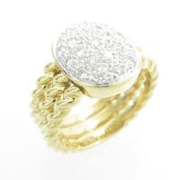 K18YG／K18WG ダイヤモンドリング