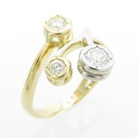 K18YG／PM ダイヤモンドリング