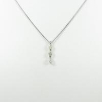 PT スリーストーン ダイヤモンドネックレス10％引き