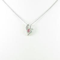 PT ハート トルマリンネックレス