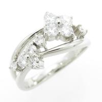 PT フラワー ダイヤモンドリング