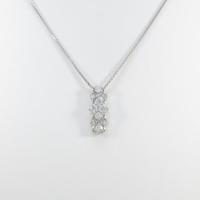 PT／K18WG ダイヤモンドネックレス20％引き
