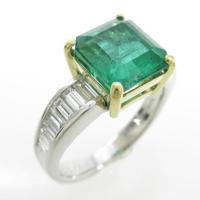 PT／K18YG エメラルドリング