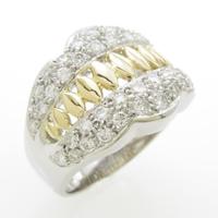 PT／K18YG パヴェ ダイヤモンドリング