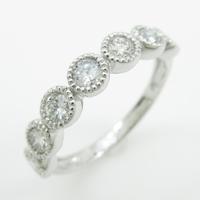 【リメイク】K18WG ダイヤモンドリング30％引き