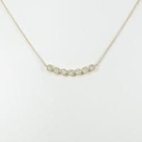 【リメイク】K18YG ダイヤモンドネックレス10％引き