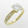 【リメイク】K18YG ダイヤモンドリング 0．808ct・H・VS1・VERYGOOD