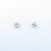【リメイク】K18YG／ST ダイヤモンドピアス 0．321ct・0．333ct・I・SI1・3EX?EX