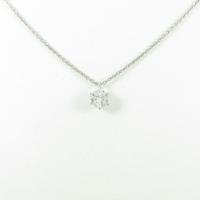 【リメイク】プラチナダイヤモンドネックレス 0．302ct・F・I1・GOOD