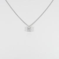 【リメイク】プラチナダイヤモンドネックレス 0．610ct・F・SI2・オーバルカット30％引き