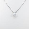 【リメイク】プラチナダイヤモンドネックレス 1．015ct・F・SI2・GOOD