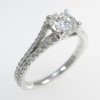 【リメイク】プラチナダイヤモンドリング 0．532ct・E・VS1・VERYGOOD5％引き