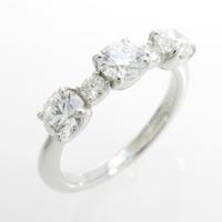【リメイク】プラチナダイヤモンドリング 0．942ct・F・VS2・VERYGOOD