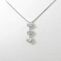 【新品】プラチナダイヤモンドネックレス 0．506ct・G・SI1?2・GOOD