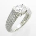 カルティエ Cド カルティエ リング 1．01ct・F・VS2・VERYGOOD