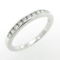 ティファニー ハーフサークル チャネルセッティング リング