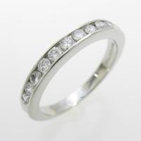 ティファニー ハーフサークル チャネルセッティング リング