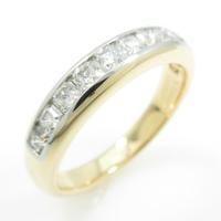 ティファニー ルシダ ハーフサークル リング