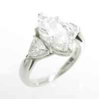 プラチナダイヤモンドリング 2．005ct・E・SI1・マーキスカット