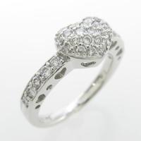 ポンテヴェキオ ハート ダイヤモンドリング