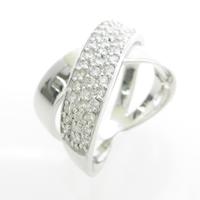 K18WG ダイヤモンドリング