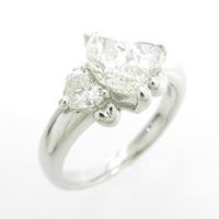 プラチナダイヤモンドリング 1．044ct・L・SI1・マーキスカット