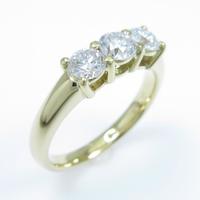 K18YG ダイヤモンドリング