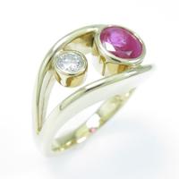 14KYG ルビーリング