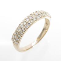 K18PG ダイヤモンドリング