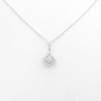 K18WG ダイヤモンドネックレス