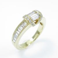 K18YG ダイヤモンドリング