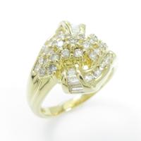 K18YG ダイヤモンドリング10％引き