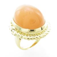 K18YG ムーンストーンリング