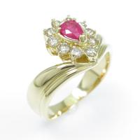 K18YG ルビーリング