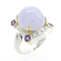 PT／K18YG ラベンダーヒスイリング