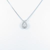 【新品】プラチナダイヤモンドネックレス 0．289ct・F・SI2・GOOD