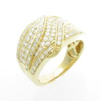 K18YG ダイヤモンドリング