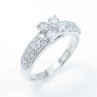 ポンテヴェキオ フラワー ダイヤモンドリング