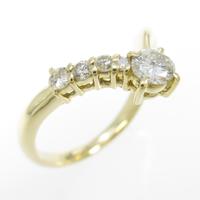 K18YG ダイヤモンドリング10％引き