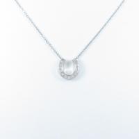 ヴァンドーム ホースシュー ダイヤモンドネックレス